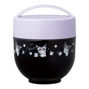 日本直邮Skater斯凯达真空不锈钢双层保温饭盒卡通圆形