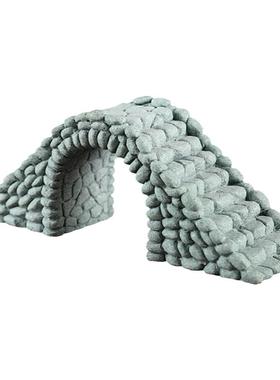 复古小石桥拱桥摆件微景观造景