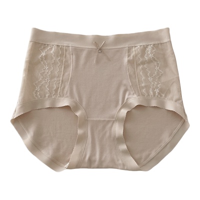 裸感柔莫代尔无痕蕾丝纯棉三角裤