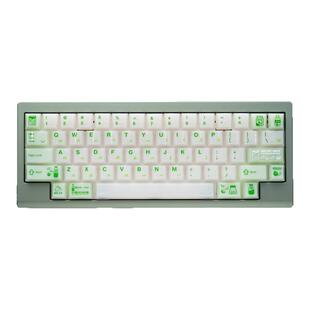 SOULCAT灵猫PC哈密瓜牛奶键帽亮面透光绿透适用磁轴机械键盘
