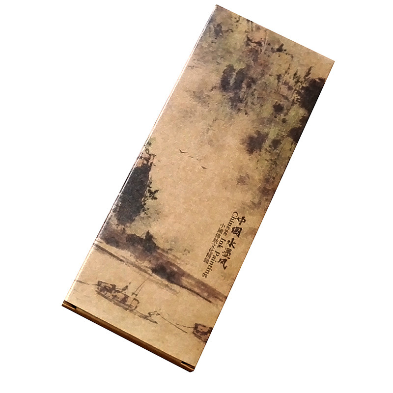 古风创意书签水墨烟雨江南盒装古典中国风纸质文艺教师节老师礼物