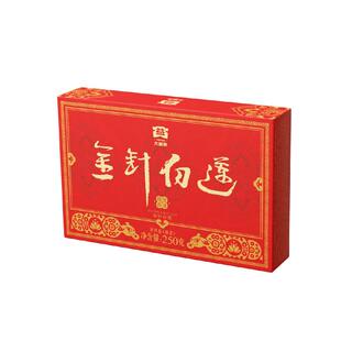 【蛇年限定款礼盒】大益金针白莲普洱熟茶250g(2501) 官方旗舰店