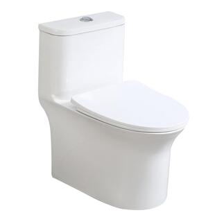 四季沐歌卫浴家用马桶坐便器卫生间节水防臭陶瓷小户型抽水座便器