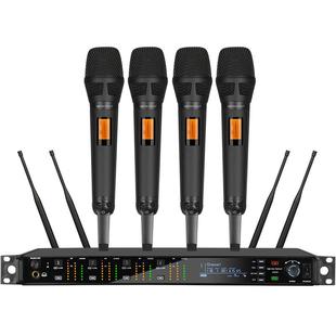 Glen ralston/格伦士顿远程一拖四无线话筒演出校园U段电容麦克风