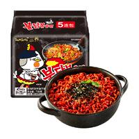 韩国进口Samyang/三养火鸡面140g*5袋夜宵方便面拉面泡面速食面