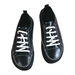 清仓【广州鞋】宽楦头透染透气皮休闲男鞋全拉线柔软男皮鞋211079