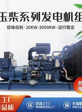 300kw玉柴柴油发电机组 200千瓦养殖场800kw工厂酒店柴油发电机组