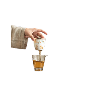 望月兔子玻璃旅行茶具便携户外旅游泡快客杯一壶三杯露营茶壶茶杯