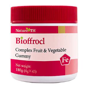 菲洛可富铁儿童青少年孕妇成人复合果蔬软糖红枣味铁糖45粒