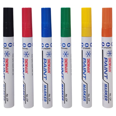 日本雪人油漆笔耐酸碱耐高温耐晒