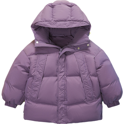 雅鹿儿童加厚洋气羽绒服