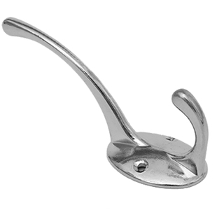 实心锌合金衣钩衣帽钩单挂衣钩墙壁挂衣服挂钩置物钩上下单个单钩