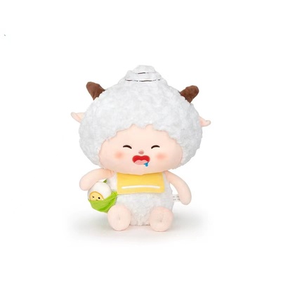 正版喜羊羊毛绒玩具可爱美羊羊公仔懒羊羊玩偶儿童布娃娃生日礼物