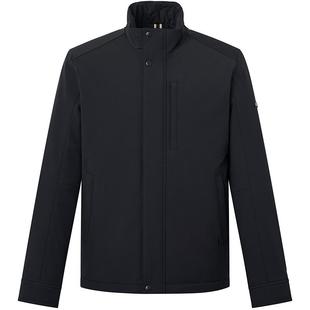 【秋季甄选】Hazzys哈吉斯男士经典时尚立领棉服通勤保暖外套上衣