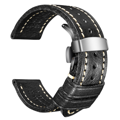 柔软纯牛皮手工制作真皮表带