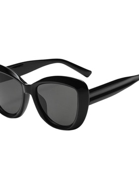 网红猫眼复古辣妹大框防晒墨镜