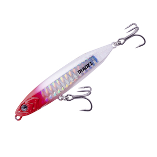 钓之猪路亚饵毒牙沉水铅笔颤沉超远投特氟龙加强钩钓翘嘴海鲈假饵