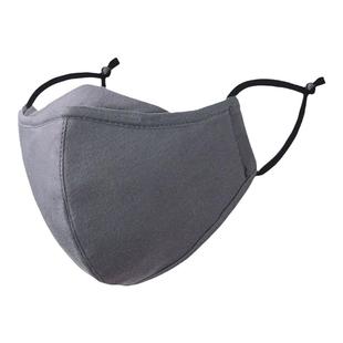 春秋纯色纯棉口罩男女儿童柔软防雾防尘面罩黑色透气亲肤口罩可洗