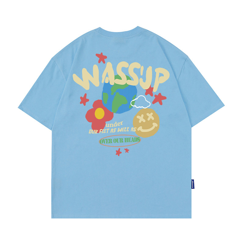 涂鸦星球短袖T恤WASSUPHEODS