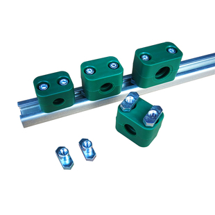 线管固定卡 轻型管夹导轨管卡塑料支架管卡 船用液压气路管夹卡扣