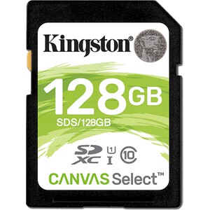 金士顿128g内存sd卡单反class10高速内存储卡车载内存卡SDS2 128g读100M数码摄像相机储存卡128g大卡微单sd卡