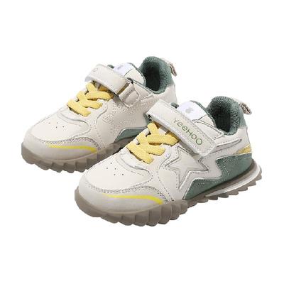 英氏秋冬季机能鞋软底男童阿甘鞋