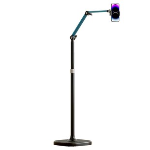 手机直播专用支架防抖多功能可伸缩可调节悬臂拍视频拍摄美食书法钢琴360度旋转加重底座带散热器主播打游戏