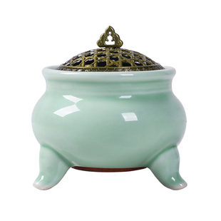 三足家用高温电香炉室内茶道可定时调温电子熏香炉沉香檀香炉香粉