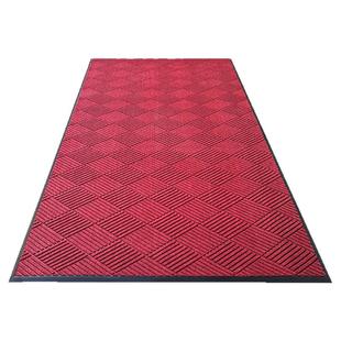 红色商铺门外地垫定制店铺门口地毯室外脚垫吸水公司防滑门垫商用