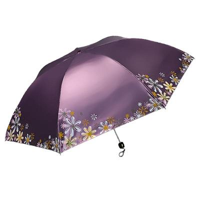 天堂伞防晒超轻便携晴雨伞三折