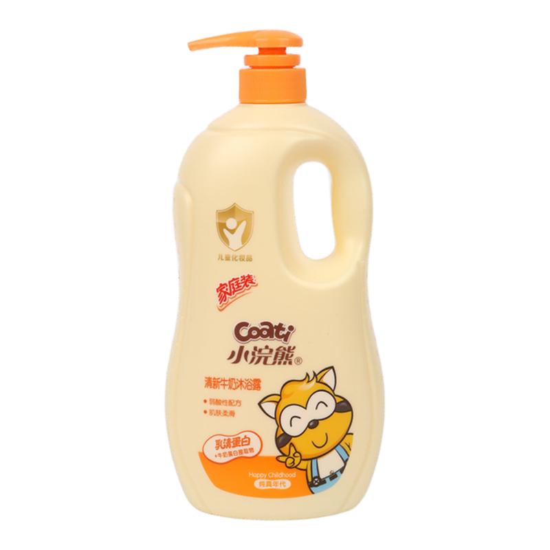 小浣熊牛奶沐浴露1000ml*2