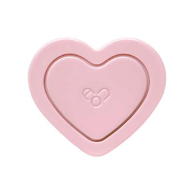 aou哑光爱心腮红粉膏韩国