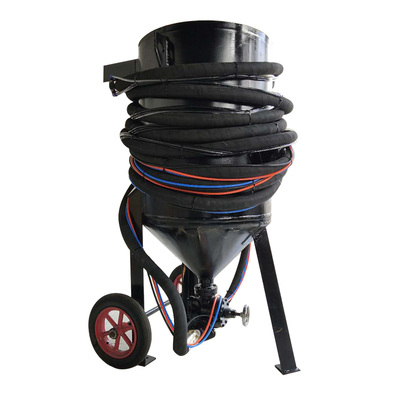 亿川小型高压移动式除锈喷砂机