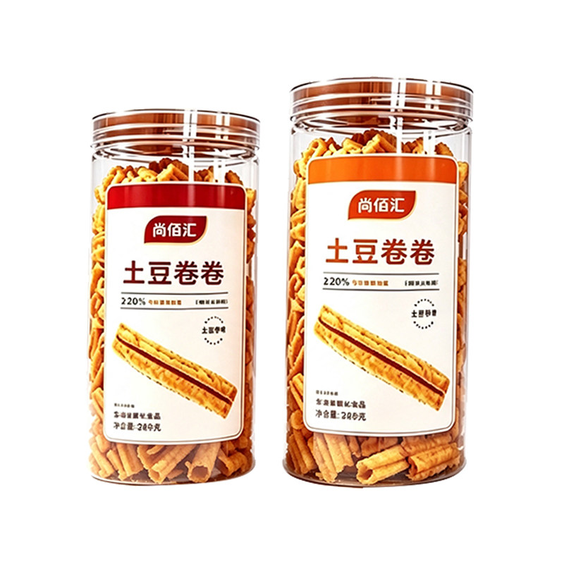 卷卷土豆罐装空心酥脆膨化零食