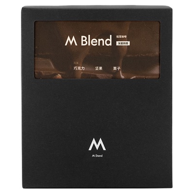【店铺爆款】M Stand 精品挂耳咖啡100袋手冲挂耳式黑咖啡深烘