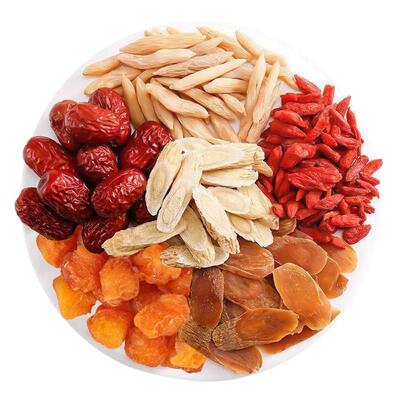 黄芪麦冬红枣桂圆八宝枸杞茶