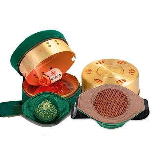 同仁堂艾灸盒随身灸家用熏蒸仪艾柱艾条艾叶无烟器具包罐盒子正品