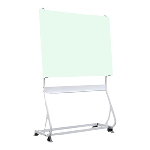 凯德力移动式会议记事业绩展示板防爆耐磨稳固磁性钢化玻璃白板支架式写字板儿童家用教学办公可移动白板