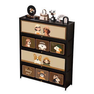 鞋架子多层家用门口入户带门鞋柜简易新款爆款高档收纳柜一体靠墙