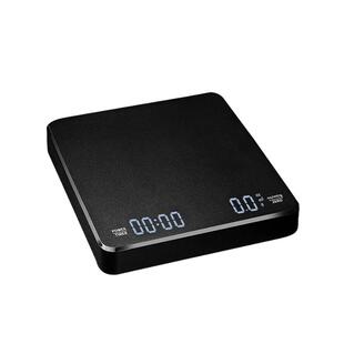 手冲咖啡电子秤精准家用厨房秤小型咖啡豆称重器专用自动计时克称