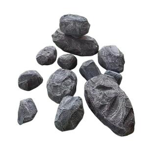 泡沫石头假石头道具仿真假山造景装饰舞台摆件影视橱窗景观假砖块