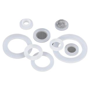 水龙头4分硅胶垫圈花洒密封圈四分垫片水管6分1寸橡胶软皮平垫