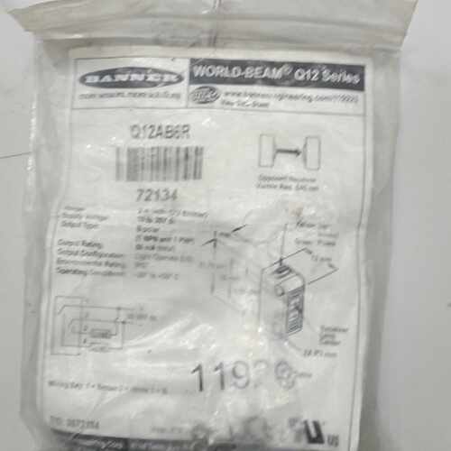 全新正品BANNER邦纳光电传感器Q12AB6R，型号721
