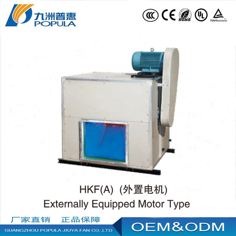 ①厨房抽油烟风机 HKF双进风箱式离心风机 3.6E/4.5E厨房专用风机