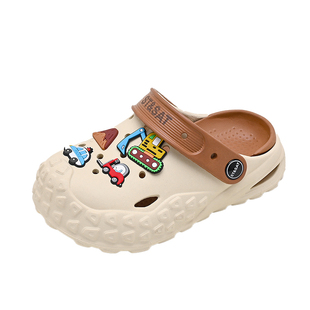 星期六童鞋儿童洞洞鞋外穿男童轻便凉拖鞋2026夏季新款一脚蹬凉鞋