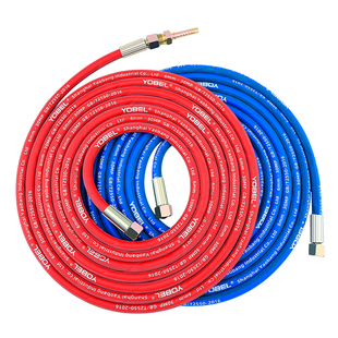 防冻高压钢丝氧气管4mm超轻割炬割枪气割用乙炔煤气丙烷双色管子