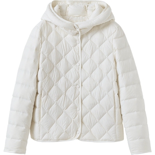 播商场同款短款轻薄连帽羽绒服女秋季新款保暖外套BDS3RD3587