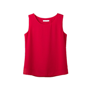 欢乐颂3明星刘涛同款衣服雪纺吊带背心女内搭宽松无袖上衣打底衫