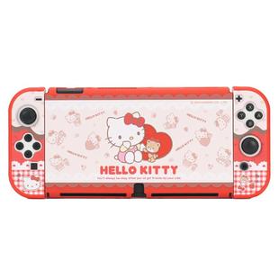 极想任天堂switch oled保护壳ns2代新款保护套硬壳三丽鸥卡通手柄套装可爱女HelloKitty猫布丁狗游戏主机配件