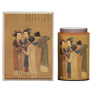 新款茶叶包装红白绿茶叶罐龙井空礼盒单双罐配杯一两装毛尖伴手礼